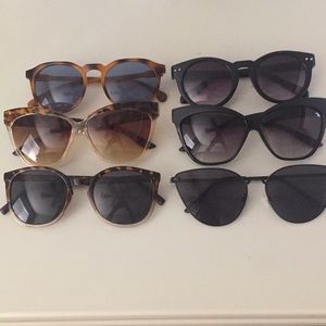 Lot of 6 Sunglasses